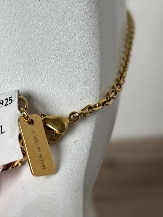 CHLOÉ THE CHLOÉ LETTERS NECKLACE Women's 100% Authentic NEW❤️ - Picture 7 of 10